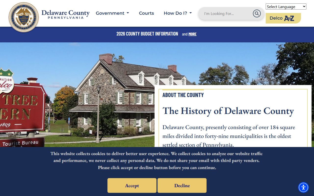 Delaware County dissolution of marriage government office Media PA