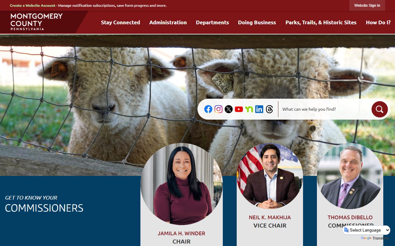 Montgomery County government dissolution of marriage public records